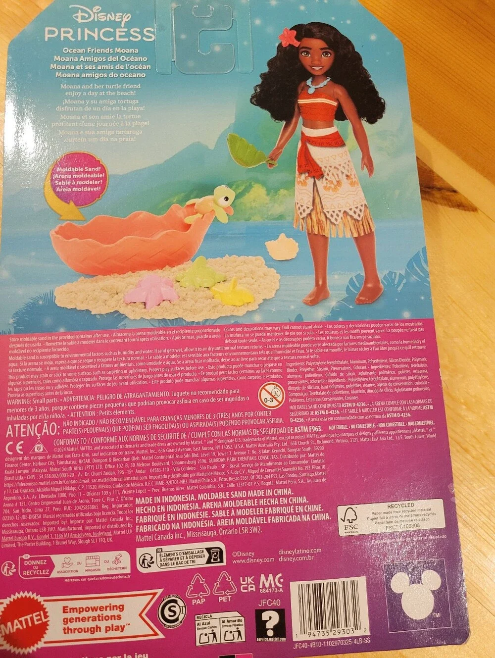 Moana Barbie Doll with Inyeractive Sand and Accessories